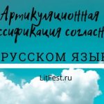 Классификация согласных звуков