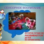 сенсорное воспитание через игру