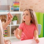 Session with a speech therapist